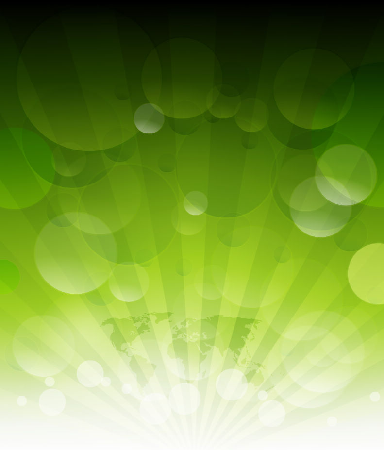 free vector Abstract Green Rays Vector Background
